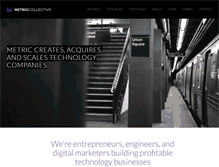 Tablet Screenshot of metriccollective.com